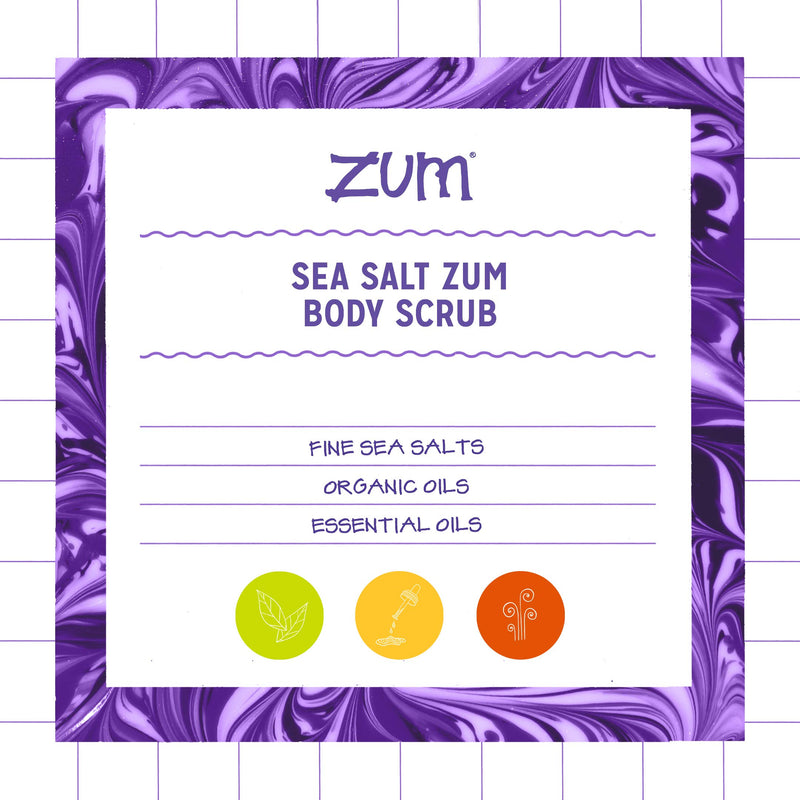 Zum Body Scrub - Sea Salt - 13 oz - BeesActive Australia