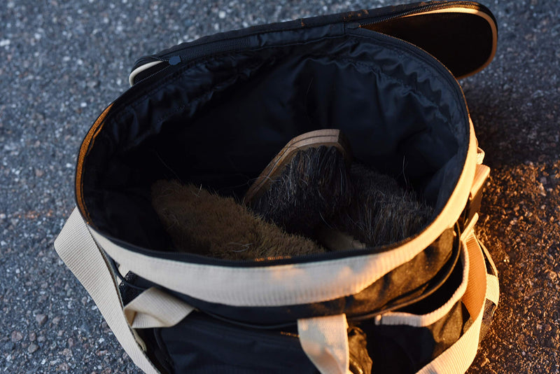 Huntley Equestrian Deluxe Grooming Organizer Bag (Black) (02122) - BeesActive Australia