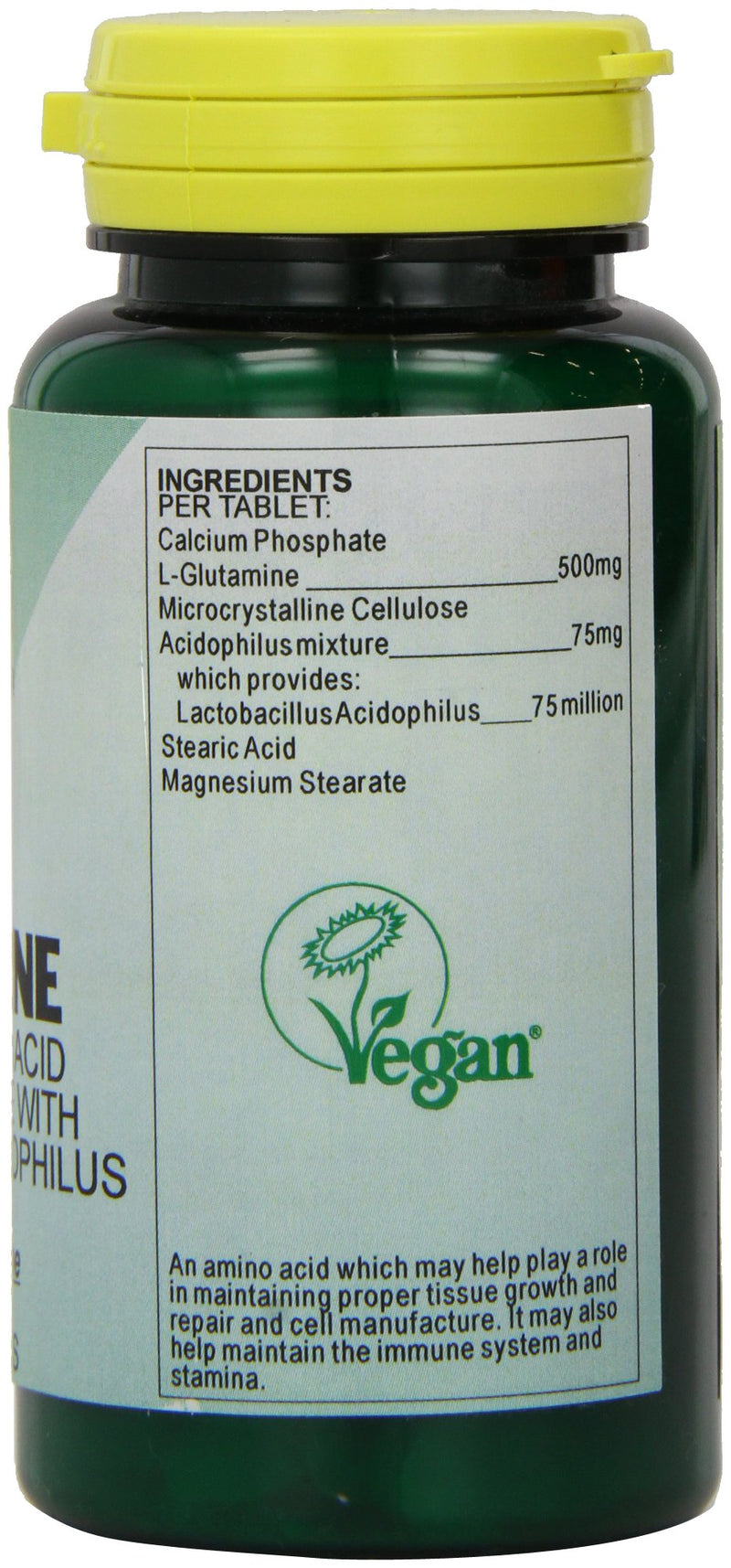 Health Plus Amino L-Glutamine 500mg Amino Acid Supplement - 60 Tablets - BeesActive Australia