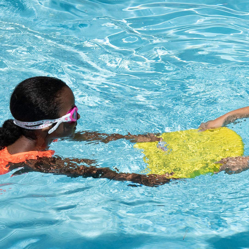 [AUSTRALIA] - Sunlite Sports Kids Swim Kickboard, Pool Float for Swimming Training and Light Water Exercise, Made of High-Density EVA Foam, Kids Boogie Board for Pool Fun (Yellow) Yellow 