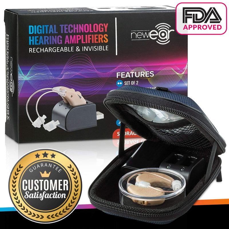 MEDca Digital Device - Rechargeable BTE Personal Sound Pair with USB Dock - Premium Behind The Ear - BeesActive Australia