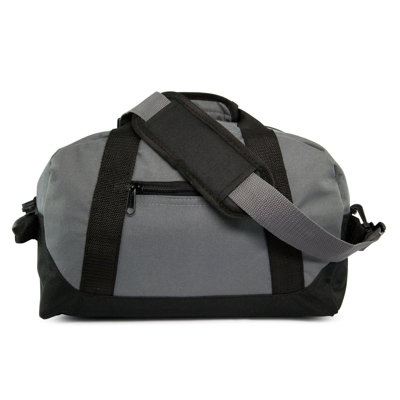 DALIX 14" Small Duffle Bag Two Toned Gym Travel Bag Gray - BeesActive Australia