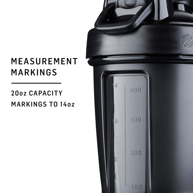 BlenderBottle Classic V2 Shaker Bottle Perfect for Protein Shakes and Pre Workout, 20-Ounce, Plum - BeesActive Australia