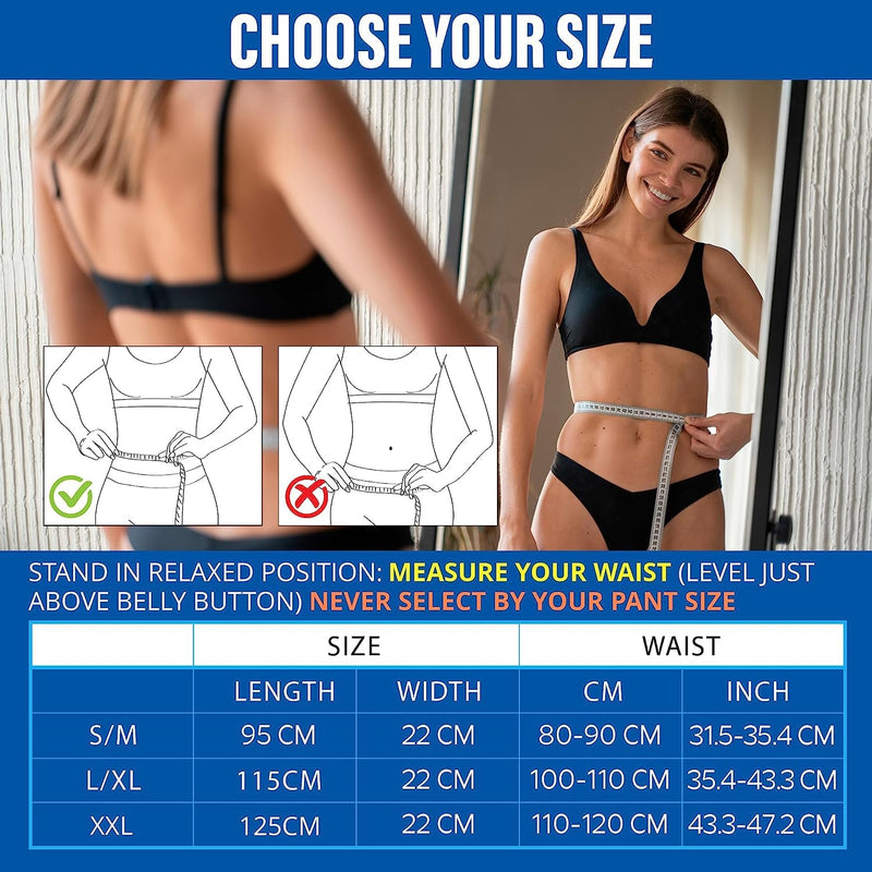 Back Brace for Women and Men, Lower Back Pain Relief, Lower Back Support Belt for Women and Men, Sciatica Pain Relief, Lower Back Brace with 7 Stays and Dual Adjustable Straps, Breathable Waist Lumbar Support Brace, Fajas Para Hombres(L/XL, Waist 100-1... - BeesActive Australia