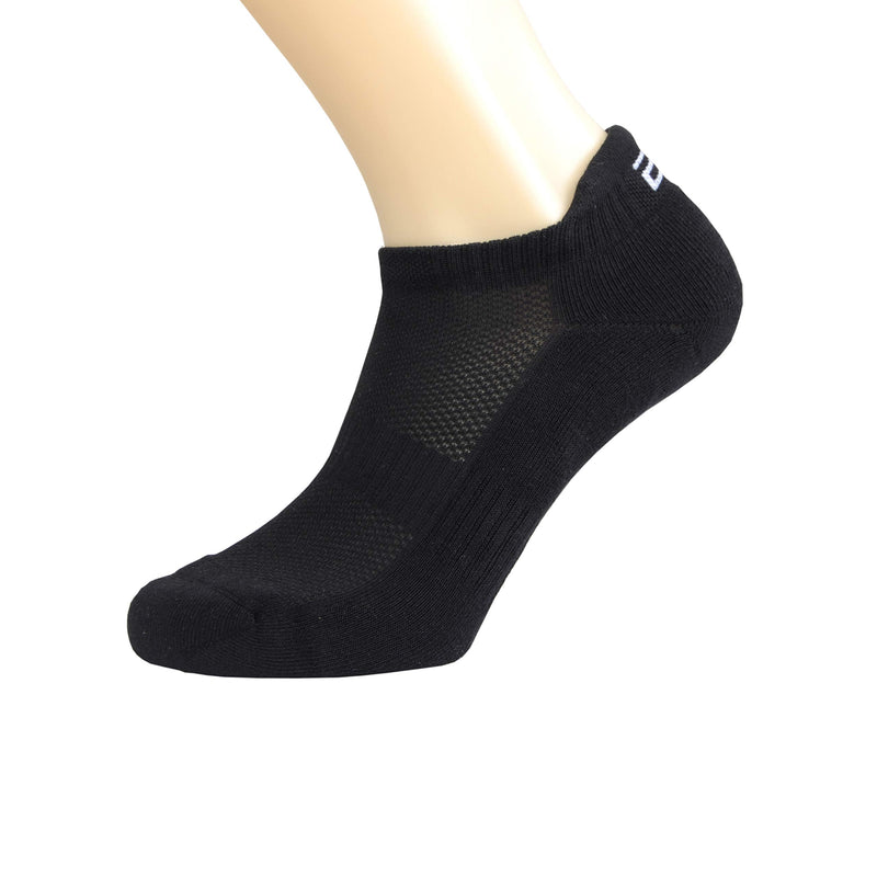 1/2/6 Pairs Ankle Athletic Socks Low Cut Sports Running Tab Socks for Men and Women Black Medium - BeesActive Australia