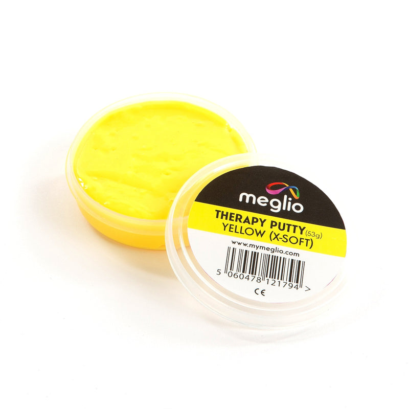 Meglio Therapy Hand Putty 57g, Clinical Grade putty for Hand Exercises, Helps Recovery and Rehabilitation, Strength Training and Stress Relief, Variable Resistances - Extra Light, Light, Medium & Firm - BeesActive Australia