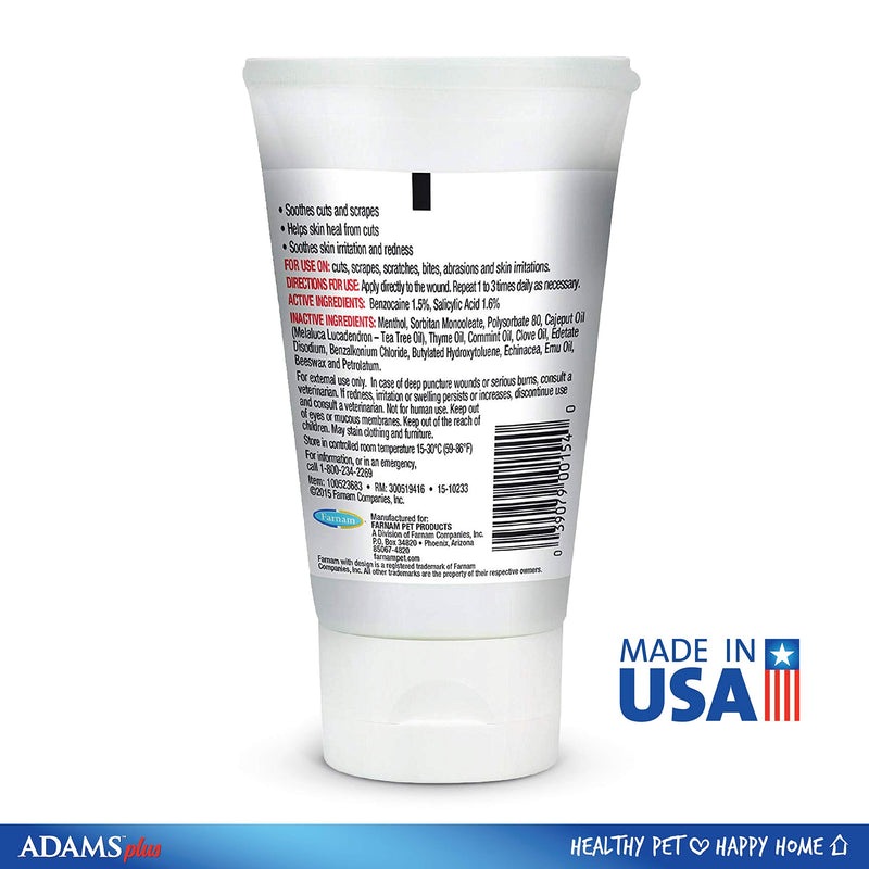 Adams 3 Way Ointment for Dogs, 2 oz - BeesActive Australia