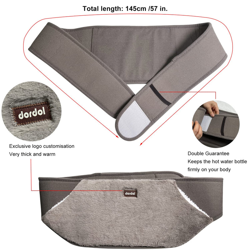Hot Water Bottle Wearable, Wrap Around Hot Water Bottle Bottle Warmer with Longer Belt for Period Pain Relief Neck, Shoulder, Back, Legs,Waist Warm - BeesActive Australia