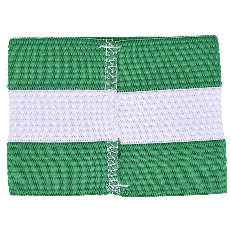 Milec Classic Captain's Armband for Soccer Training, Adults & Youths Elastic Arm Band Captain Armbands Team Sports Accessories Adult Green - BeesActive Australia