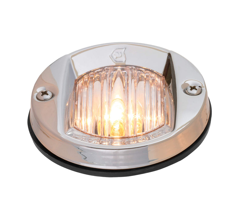 [AUSTRALIA] - attwood 6356D7 Round Incandescent Marine Boat 3-Inch Flush Transom Light with 7.5-Watt Lamp 