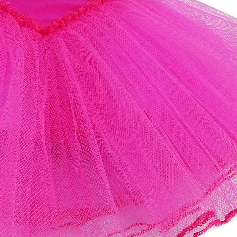 [AUSTRALIA] - FEESHOW Girls' Gymnastic Camisole Leotard Ballet Dance Dress Tutu Skirt Ballerina Dancing Costumes 9-10 Rose 
