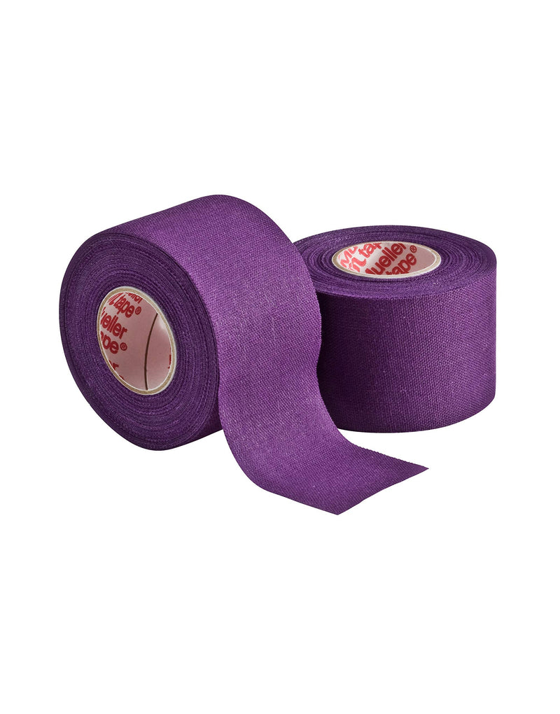 Mueller Sports Medicine Athletic Tape, 1.5" X 10yd Roll, Purple, 2 pack - BeesActive Australia