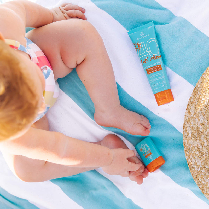 MDSolarSciences Mineral KidStick SPF 40, Sunscreen Stick for Kids, Hypoallergenic, Water-Resistant Formula Glides on Smoothly, Protects Skin with Zinc Oxide 0.4 Ounce - BeesActive Australia