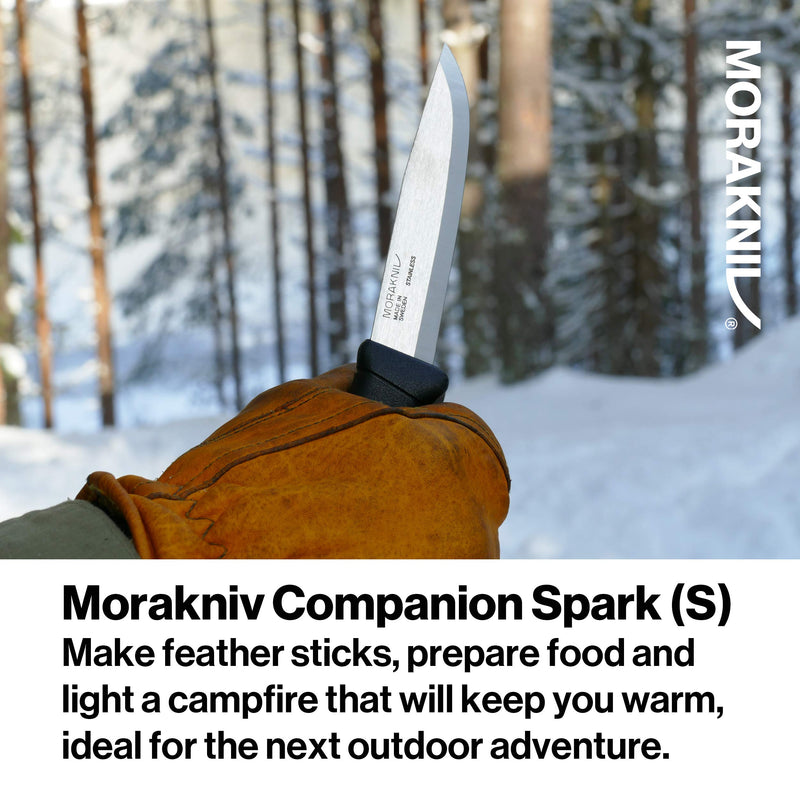 Morakniv Companion Spark 3.9-Inch Fixed-Blade Outdoor Knife and Fire Starter - BeesActive Australia