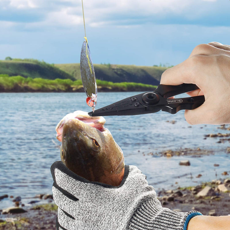 Dr.meter Fishing Pliers+Fishing Gripper+Fishing Gloves+204pcs Fishing Accessories - BeesActive Australia