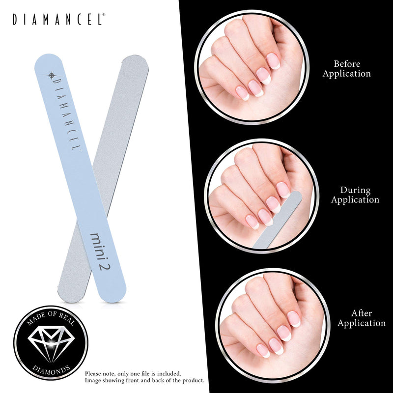 Diamancel Luxury Diamond Nail File – #2 Medium Grit - For Most Average Thickness Fingernails (Regular Size) (Travel Size) - BeesActive Australia