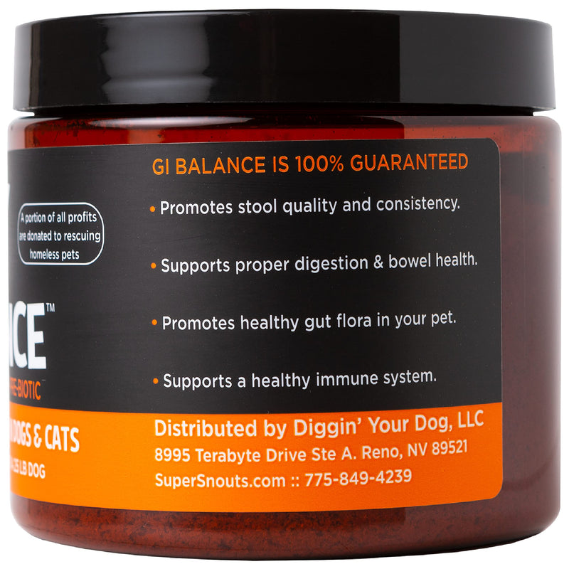 Super Snouts GI Balance Digestive Supplement for Dogs & Cats, 3.1 oz Pumpkin Powder & Prebiotic Gut Health - BeesActive Australia