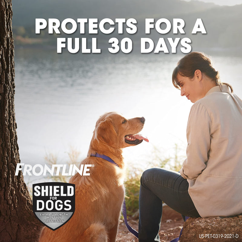 FRONTLINE Shield for Dogs Flea & Tick Treatment, 81-120 lbs 3 Count - BeesActive Australia