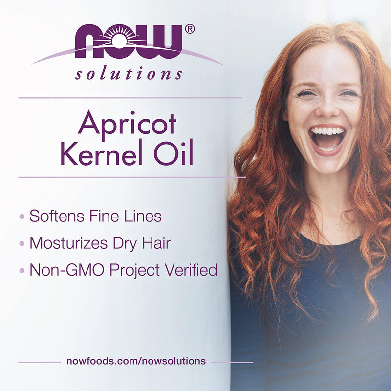 NOW Solutions, Apricot Kernel Oil, Hair Moisturizer, Rejuventaing Skin Oil, Softens Fine Lines, 4-Ounce 4 Fl Oz (Pack of 1) - BeesActive Australia