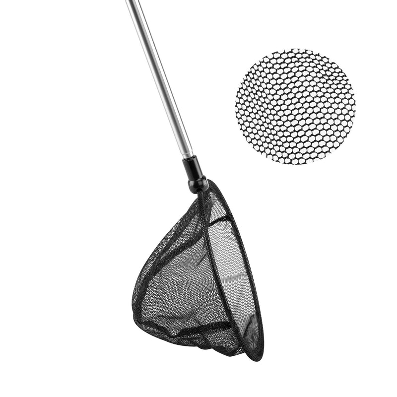 Filhome Telescopic Aquarium Fish Net, Fine Mesh Round Fish Net for Fish Tank with Extendable Long Handle 5 inch - BeesActive Australia