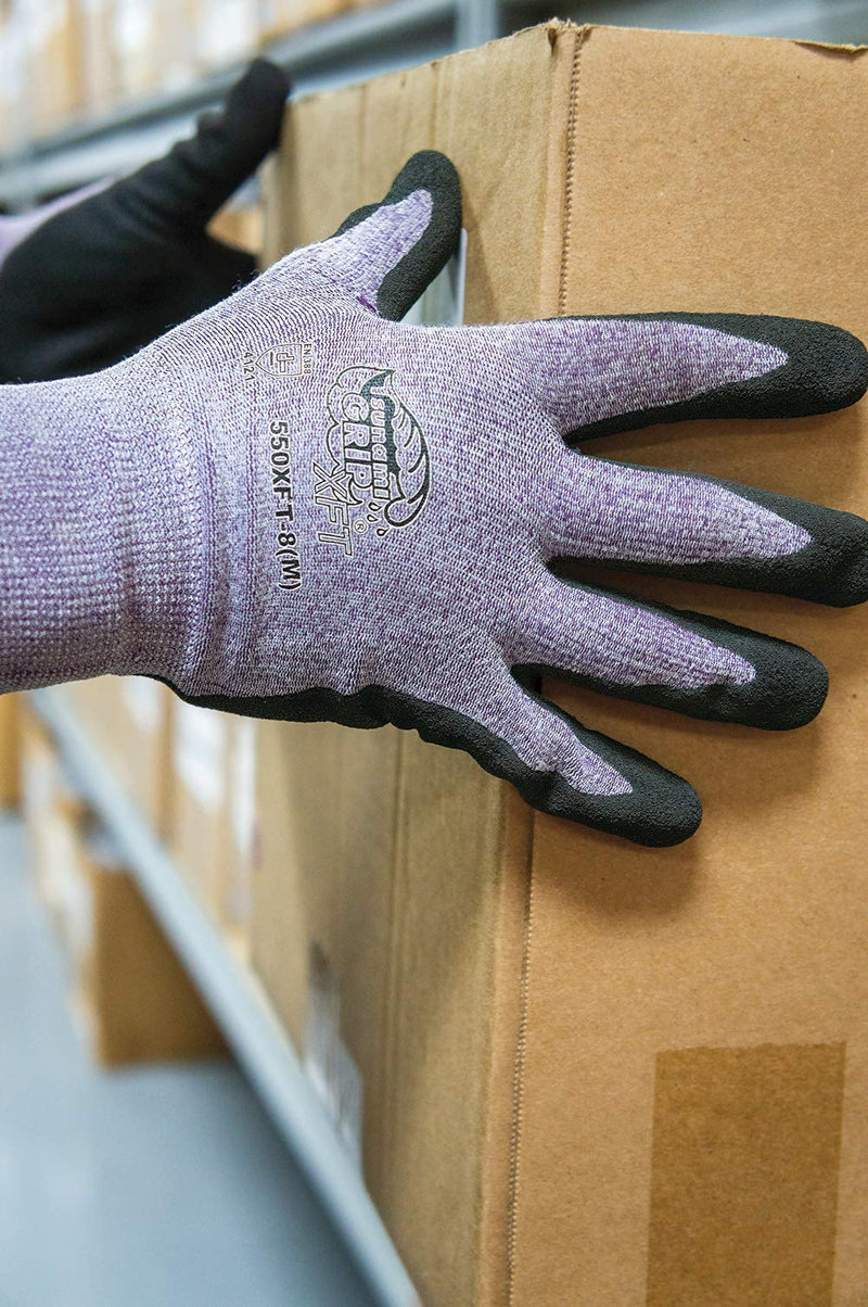 Global Glove 550XFT - Tsunami Grip XFT - Xtreme Foam Technology Coated Gloves - Medium - BeesActive Australia