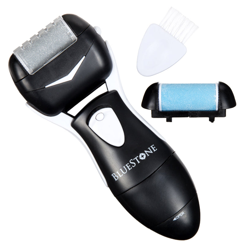 Bluestone Foot Callus Remover with Two Rollers, Black - BeesActive Australia