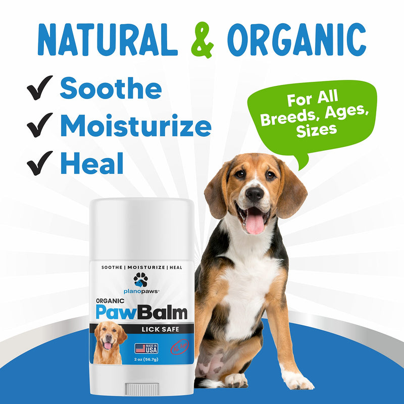 Lick Safe Dog Paw Balm - Dog Paw Protector - Paw Soother for Dogs - Provides Dog Paw Protection from Heat, Hot Pavement, Snow - Paw Wax for Dogs - Fix Dry Cracked Dog Paws - Natural Paw Balm for Dogs - BeesActive Australia