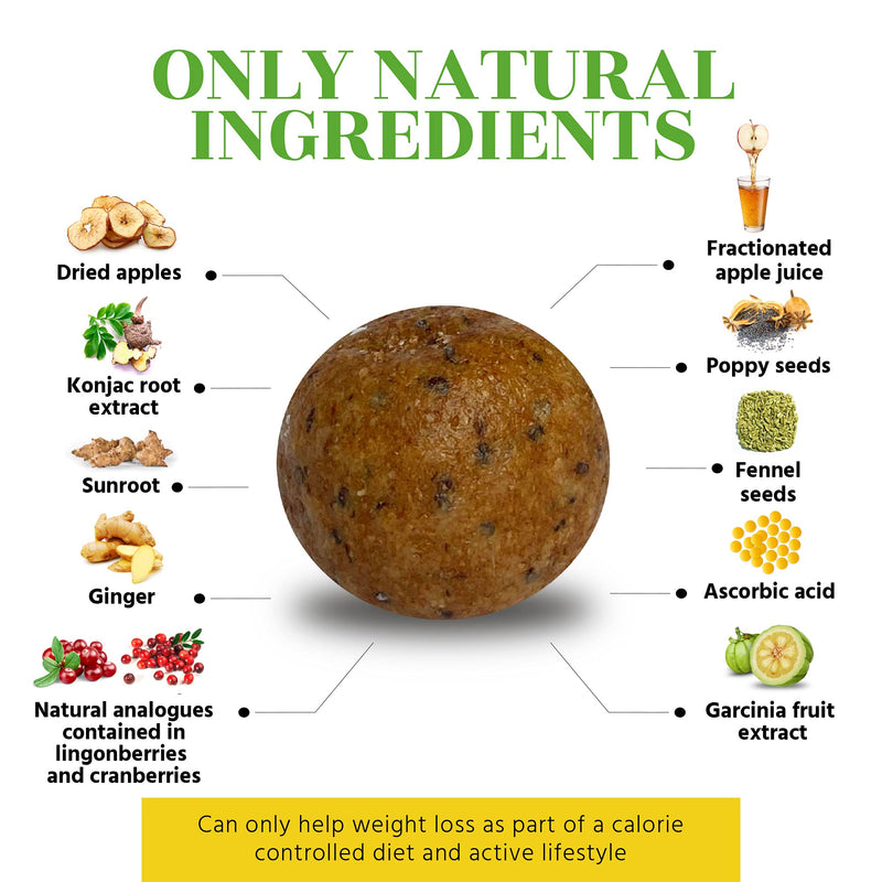 Effective Appetite Suppressant Diet Pills-Weight Management Supplement with Garcinia Cambogia 24 kcal -Unique Appetite Suppressants Snacks -Vegan Metabolism Support Diet for Women & Men 24x9g Truffles - BeesActive Australia