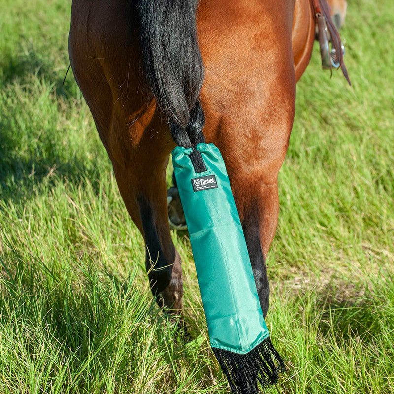 Cashel Tail Bag, Elastic With Hook and Loop Closure for Easy on and Off, For All Breeds, Green - BeesActive Australia
