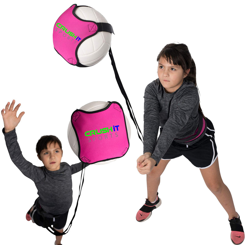 CRUSH iT SPORTS Volleyball Training Equipment Aid - Practice your Serving, Spiking, Setting & Arm Swing, Serve & Spike Like a Pro with this Solo Trainer, Perfect Volleyball Gift for Beginners - BeesActive Australia