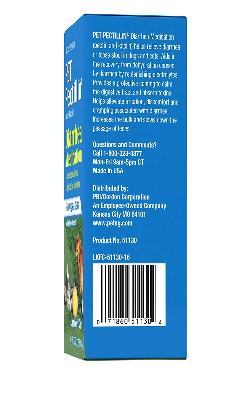 Lambert Kay Pet Pectillin Diarrhea Medication for Dogs and Cats, 4-Ounce - BeesActive Australia