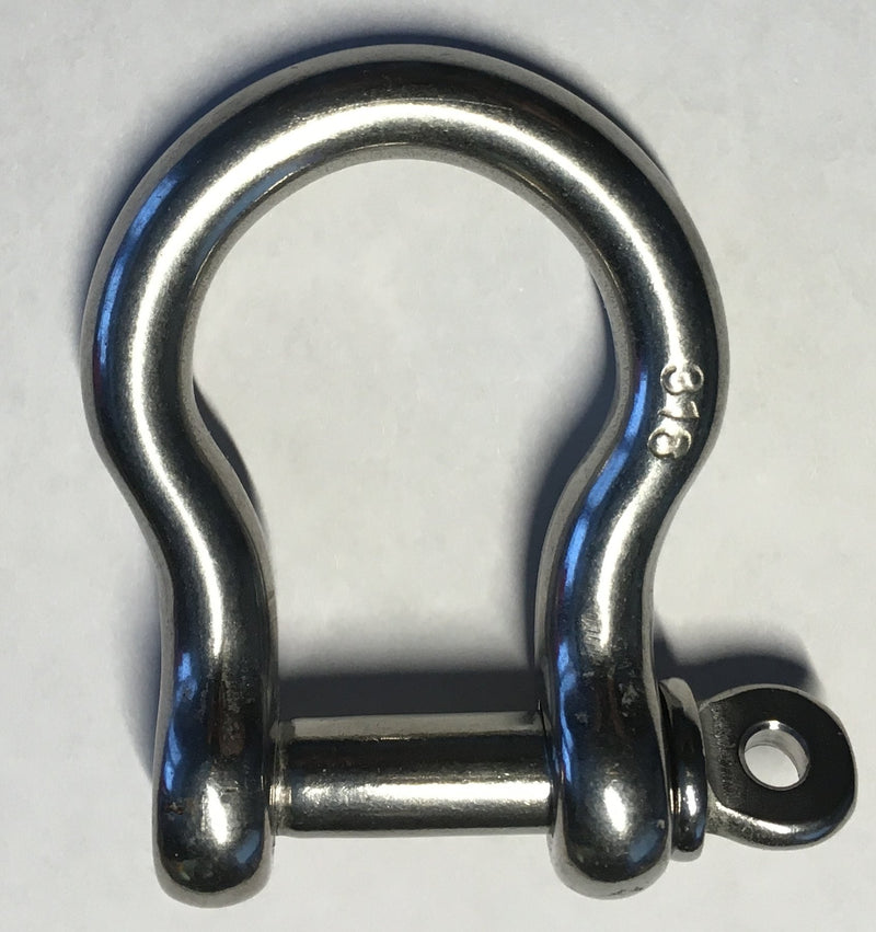 [AUSTRALIA] - 2 Pieces Stainless Steel 316 Forged Bow Shackle 5/16" (8mm) Marine Grade 