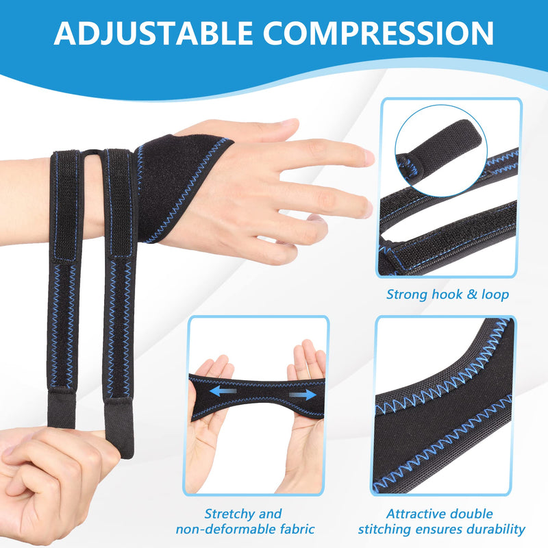 joingood 1 Pair Wrist Brace for TFCC Tears, Wrist Wraps for Tendonitis, Adjustable Wrist Band for Ulnar Sided Wrist Pain, DRUJ Instability, Wrist Support for Weight Bearing Strain, One Size Fits Most - BeesActive Australia