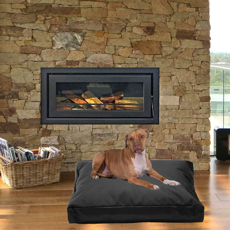 Aacabo Replacement Dog Bed Cover,Heavy Duty Tear Resistant Waterproof Removable Reusable Dog Bed Covers with Zipper-Cover Only Large - BeesActive Australia
