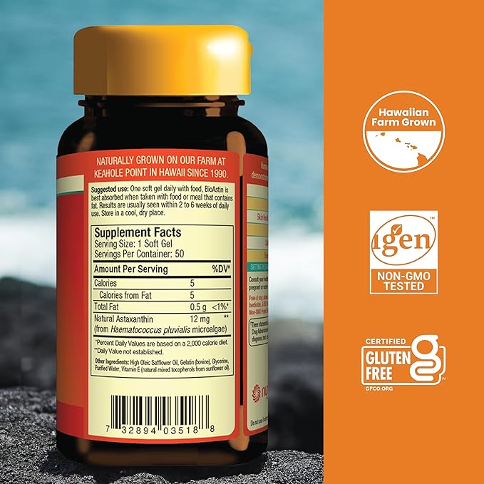 Directly shipped from overseas Nutrex BioAstin (Ataxanthin), 60 Caps (Pack of 4) [Parallel import product] - BeesActive Australia