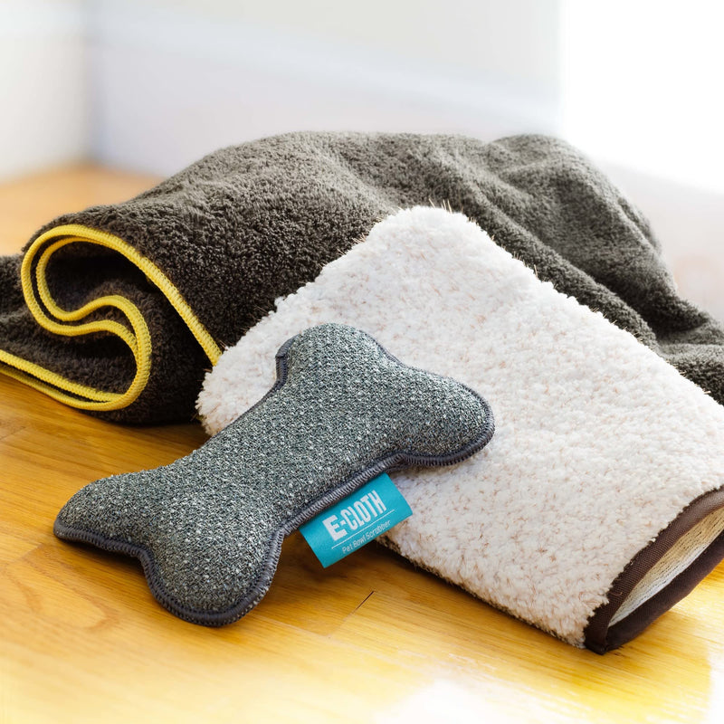 E-Cloth Pet Grooming & Massage Mitt, Microfiber Cleaning with Just Water - BeesActive Australia