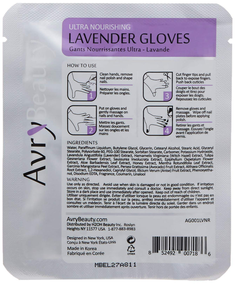 AvryBeauty All-In-One Mani Kit with Lavender Gloves, 1 ct. - BeesActive Australia