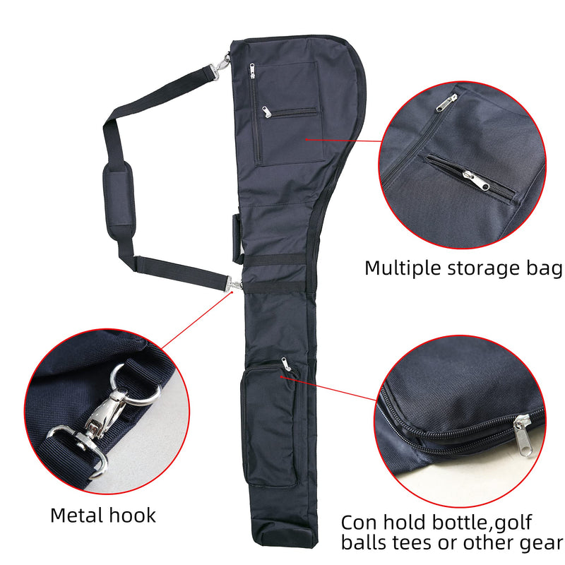Sunday Golf Bag Small Golf Travel Bag Foldable, Zippered Golf Carry Bag - BeesActive Australia