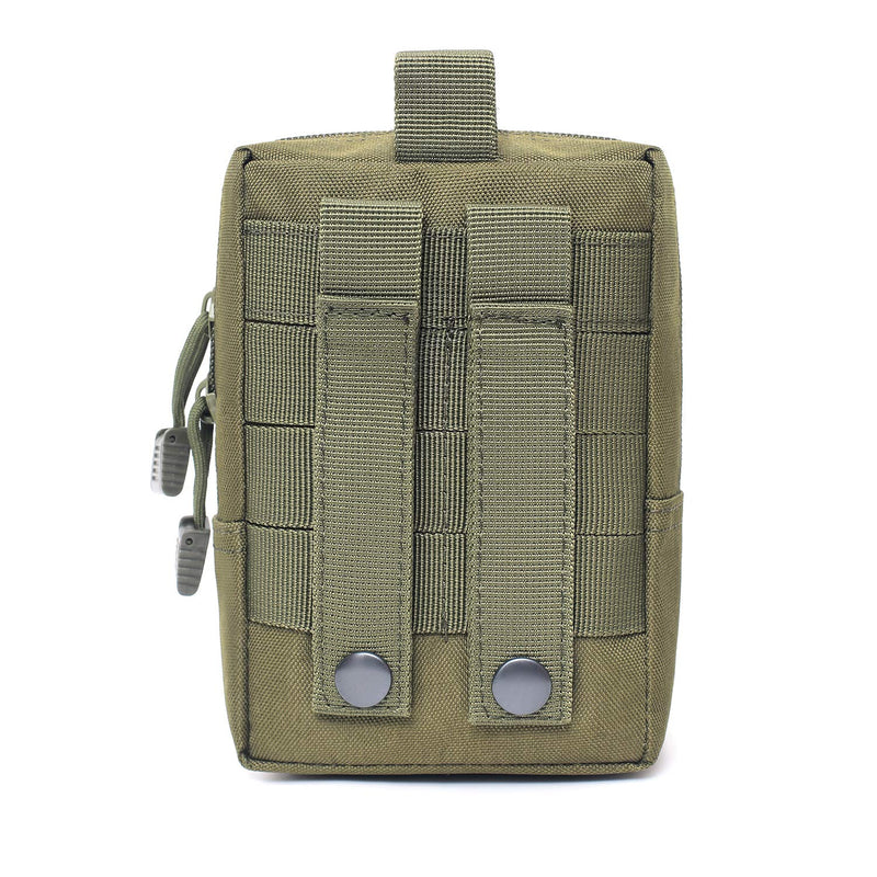 [AUSTRALIA] - 2 Pack Molle Pouches - Tactical Compact Water-Resistant EDC Pouch Army Green 