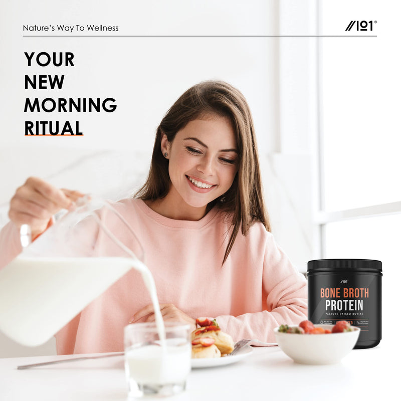 Grass-Fed Bone Broth Beef Protein Powder - 200g - Unflavoured - 100% Pasture Raised Bovine - Paleo & Keto Certified. Halal, Kosher, 200 g (Pack of 1) - BeesActive Australia