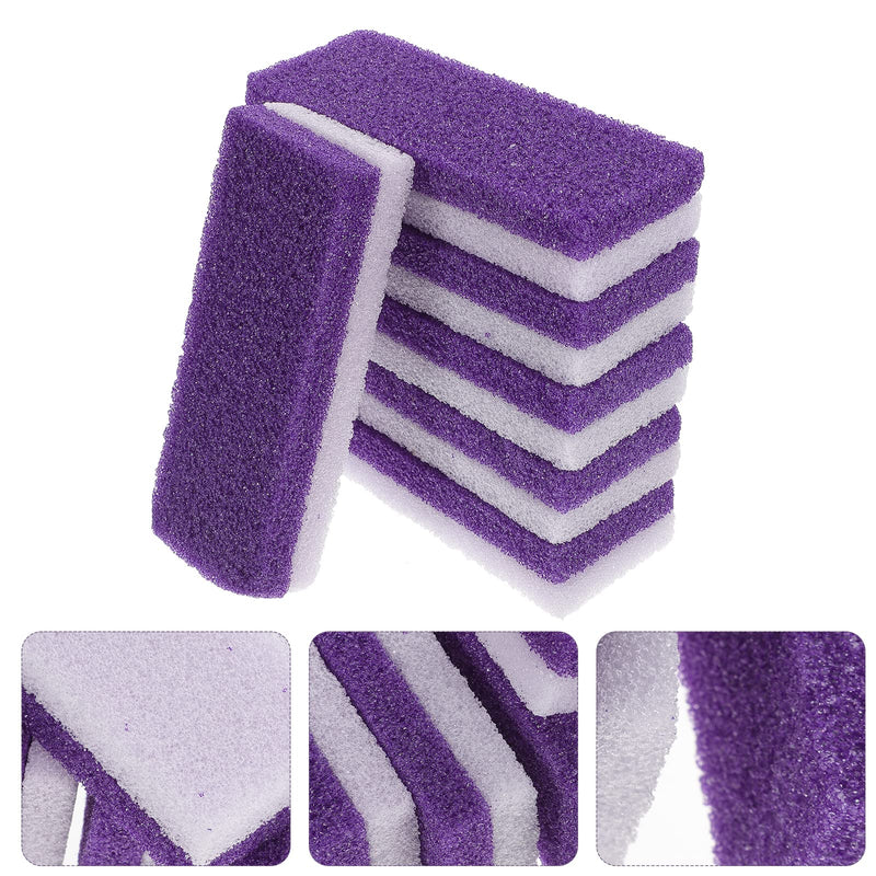 Healifty 6pcs Pumice Stone Feet Hard Skin Callus Remover Scrubber Pedicure Exfoliator Block Foot Care Tool Kit (Purple) - BeesActive Australia