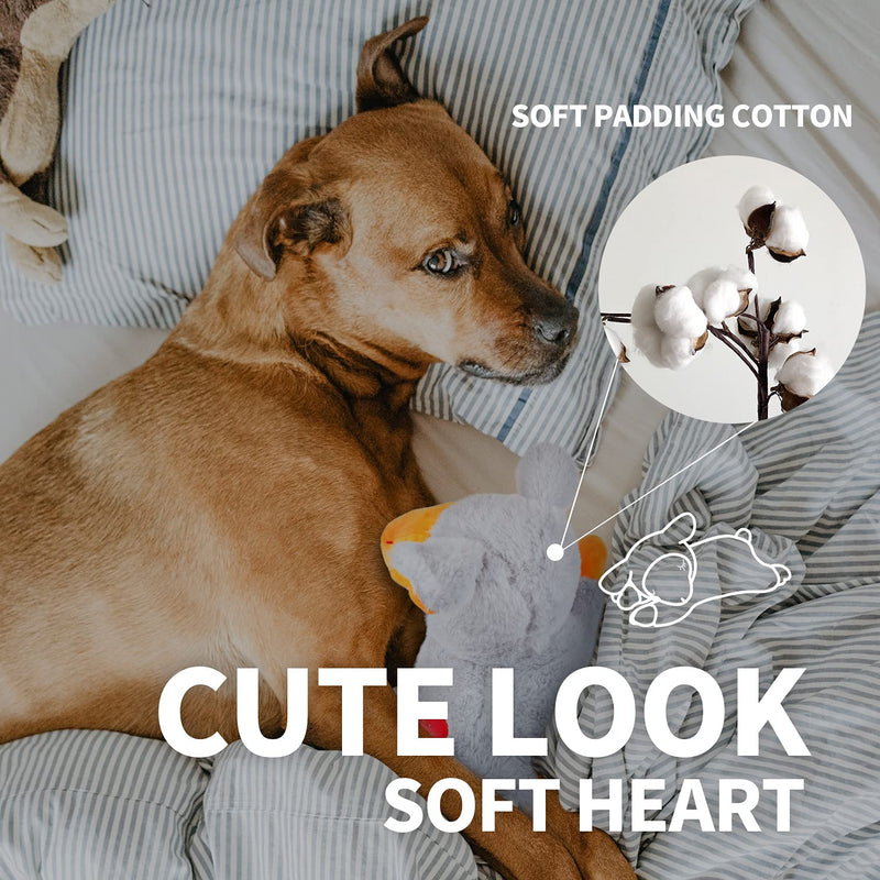 All For Paws Heartbeat Dog Toy,Dog Anxiety Relief,Dog Toys,Pet Toys,Dog Anxiety Relief Behavioral Training Aid Toy Grey Sheep 38cm - BeesActive Australia