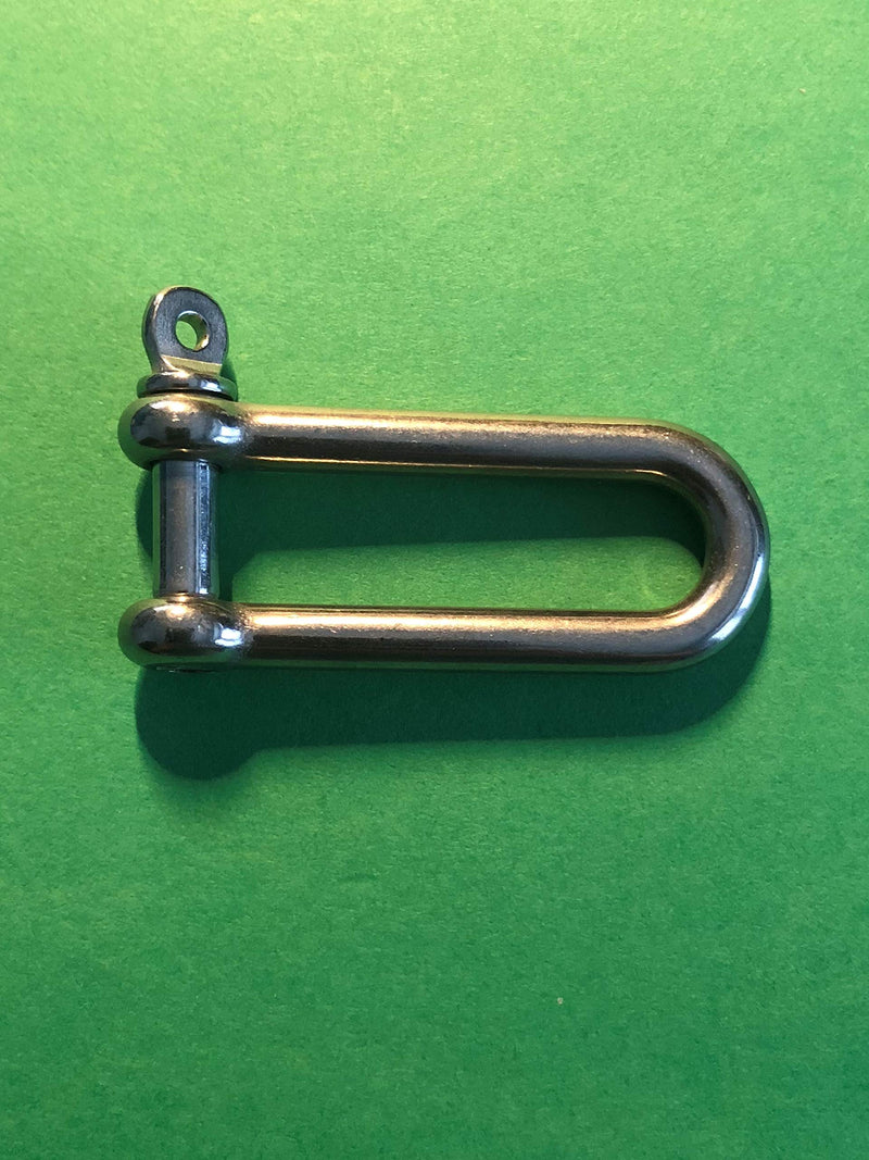 [AUSTRALIA] - 10 Pieces Stainless Steel 316 Long D Shackle 3/16" (5mm) Marine Grade Dee 