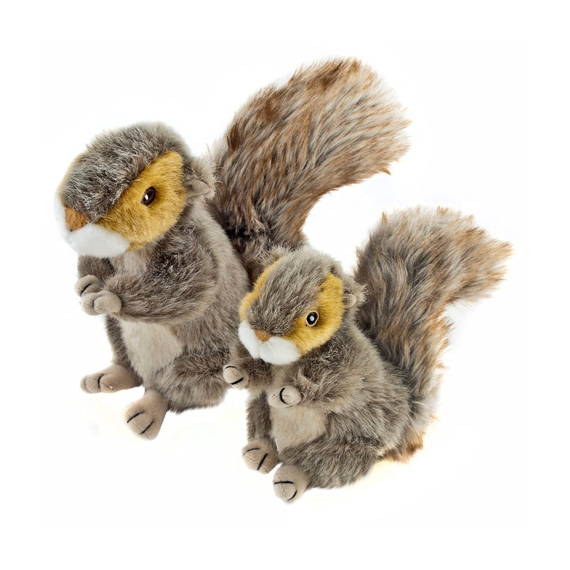 Reaowazo Woodlands Plush Squirrel Dog Toy, Small - BeesActive Australia