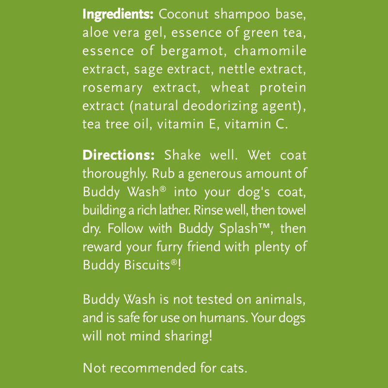 Buddy Wash Dog Shampoo & Conditioner for Dogs with Botanical Extracts and Aloe Vera - BeesActive Australia