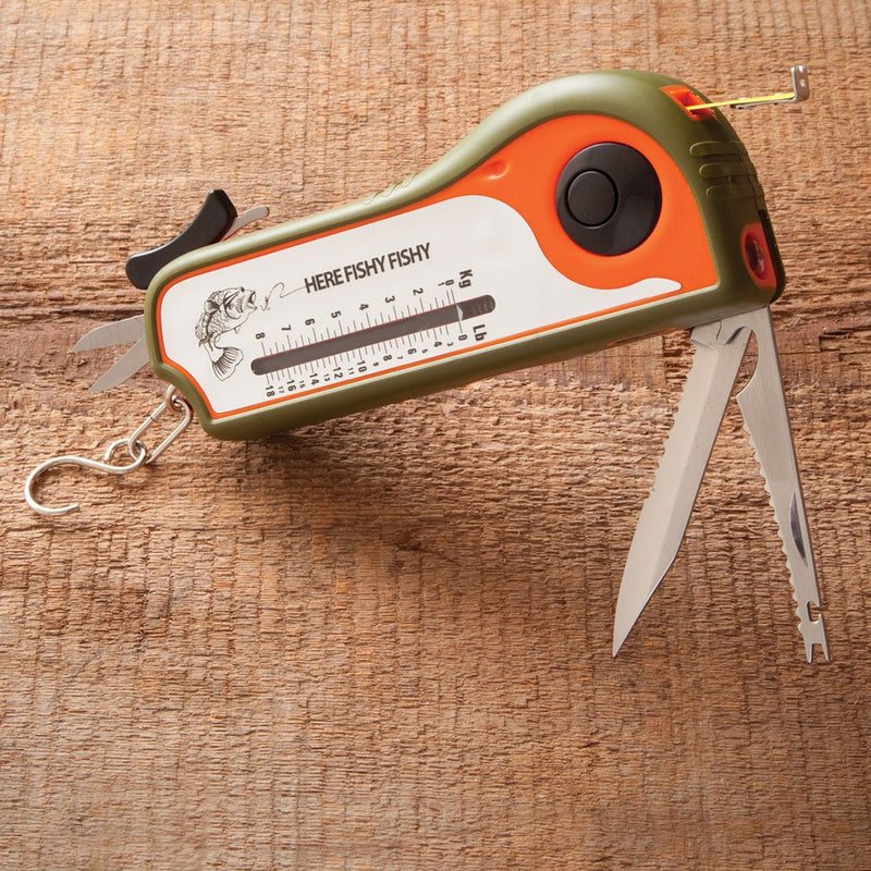 Bits and Pieces - Deluxe 8-in-1 Fishing Tool - Multifunction Gadget for Hunters and Fishers - BeesActive Australia