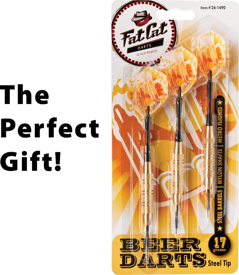 Fat Cat Beer Mug Steel Tip Darts, 17 Grams - BeesActive Australia