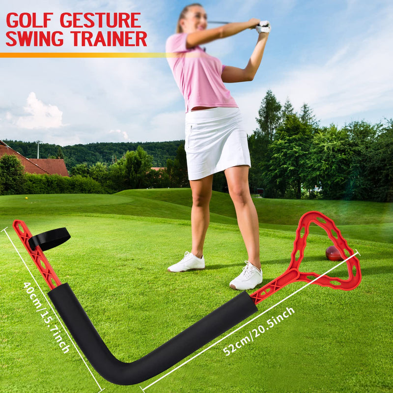Shozxlcci Golf Swing Training Aid Equipment, Professional Motion Posture Correction Tool, Golf Wrist Swing Trainer Accessorie - BeesActive Australia