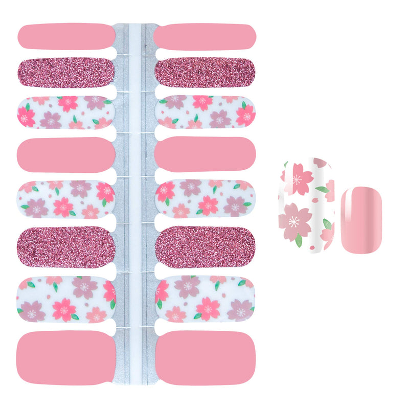 SILPECWEE 5 Sheets Butterfly Adhesive Nail Polish Strips Stickers with 1Pc Nail File Full Wraps Nail Art Decals Tips Manicure Accessories - BeesActive Australia