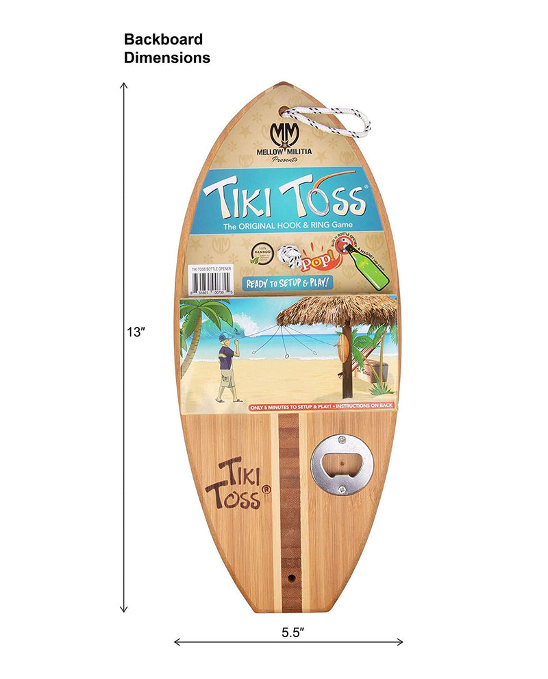[AUSTRALIA] - Tiki Toss Hook and Ring Toss Game (Surf Editions) bottle 